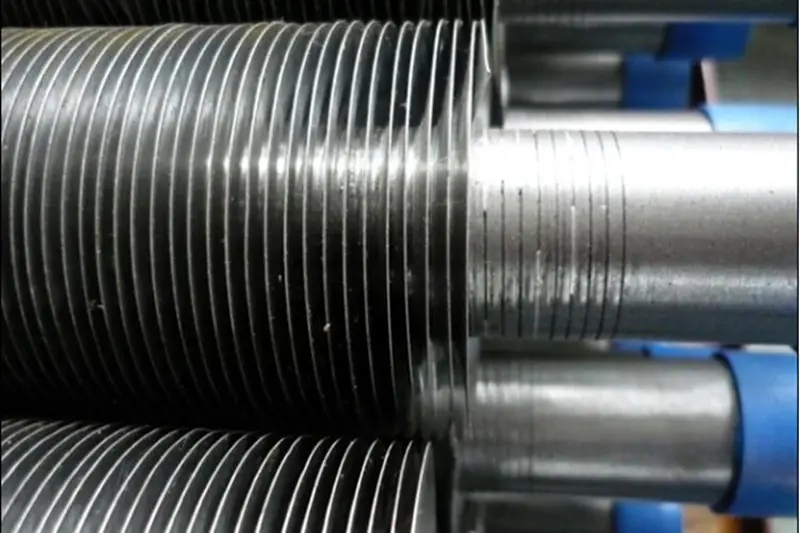 How to get the tubes finned to improve the heat transfer efficiency?