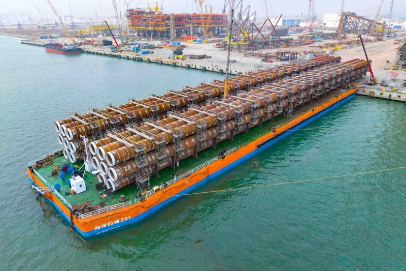 Marine construction works