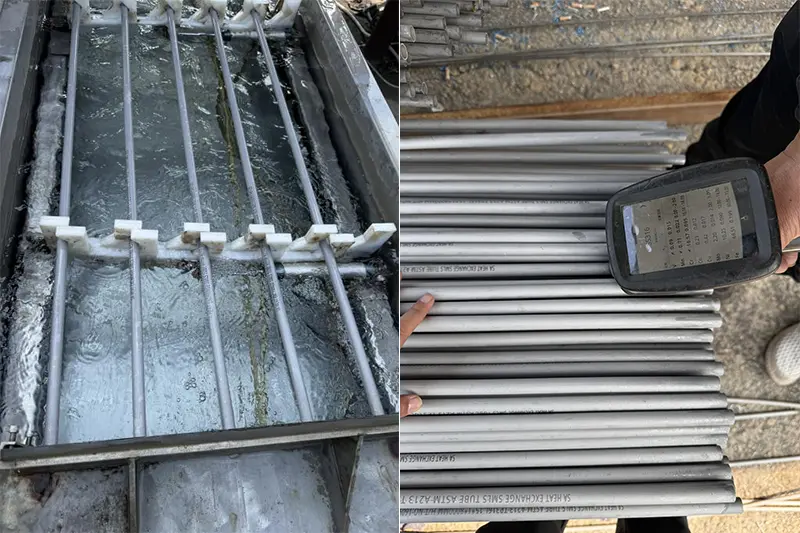 Hydro-static test for pipeline materials